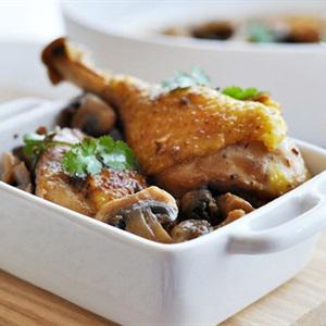 Cách làm gà nấu nấm