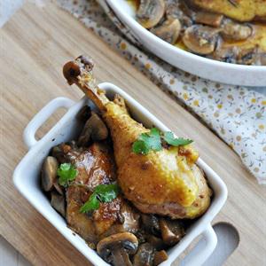 Cách làm gà nấu nấm