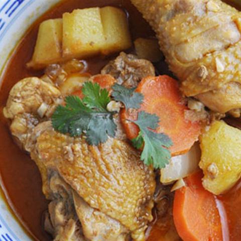 Cách làm gà nấu pa tê