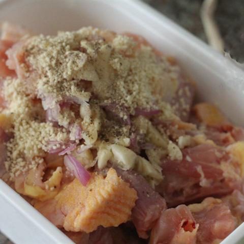 Cách làm gà nấu patê