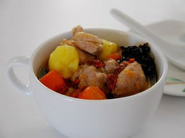 Gà nấu thập cẩm