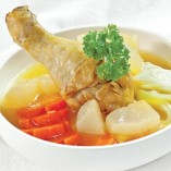 Gà nấu trái lê thanh nhiệt, bổ dưỡng cho bà bầu