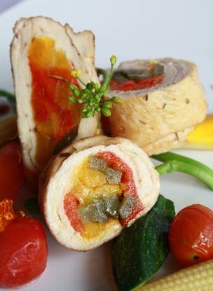 Gà nhồi hạt dẻ