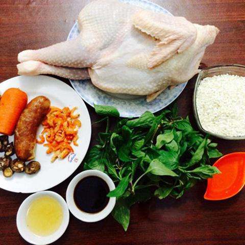 Cách làm gà nhồi xôi