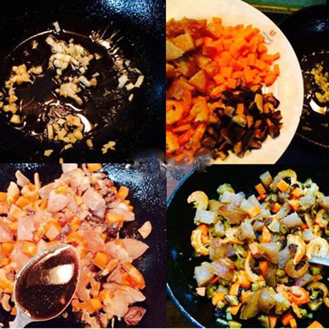 Cách làm gà nhồi xôi