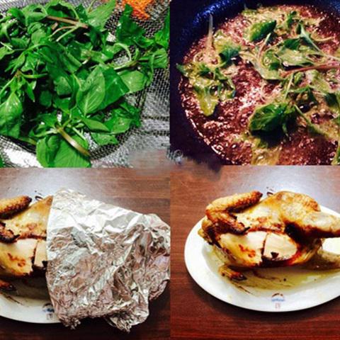 Cách làm gà nhồi xôi