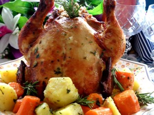 Gà Nướng Bơ thơm ngon dễ làm