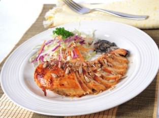 Gà nướng hạt hướng dương