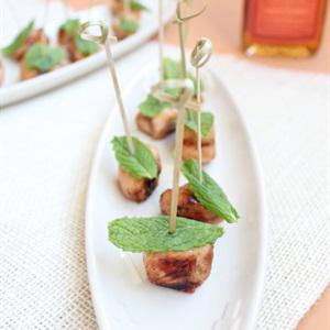 Cách làm gà nướng lá bạc hà