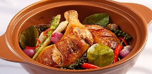 Gà nướng nồi đất