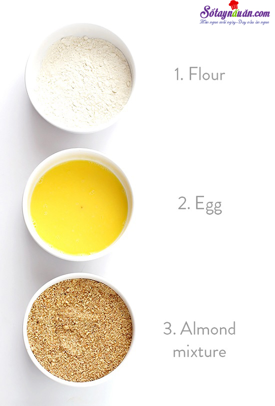 Gà nướng phủ hạnh nhân – lạ mà ngon