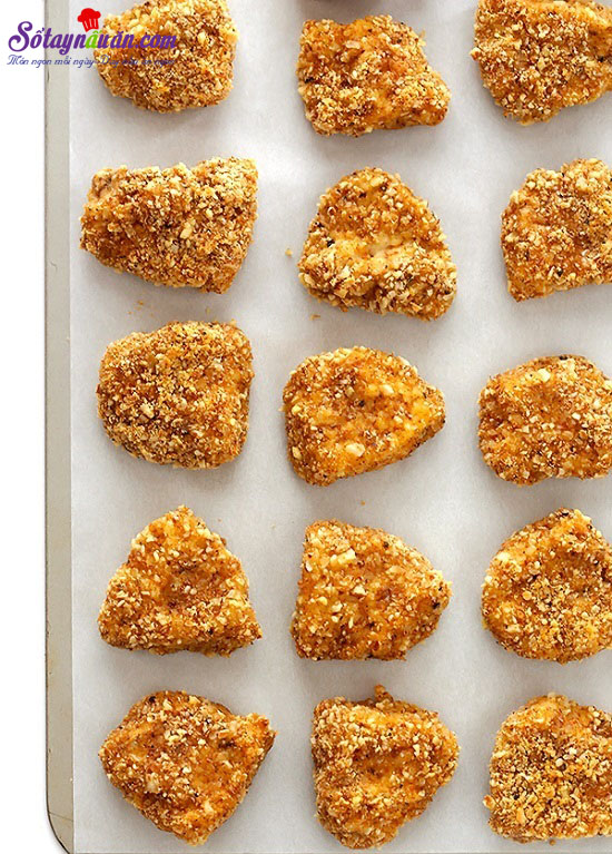 Gà nướng phủ hạnh nhân – lạ mà ngon