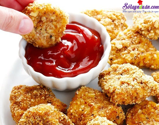 Gà nướng phủ hạnh nhân – lạ mà ngon