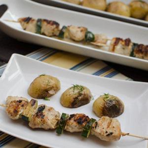 Cách làm gà nướng xiên