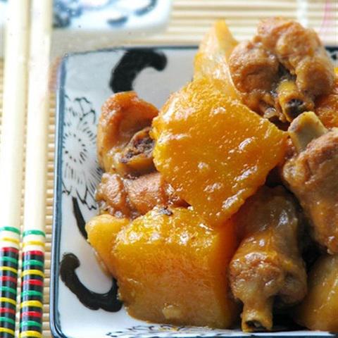 Cách làm gà om bí đỏ