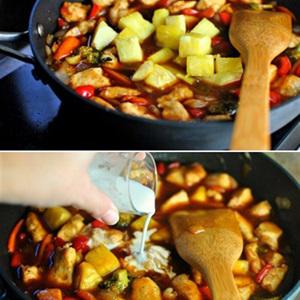 Cách làm gà phi lê sốt chua ngọt