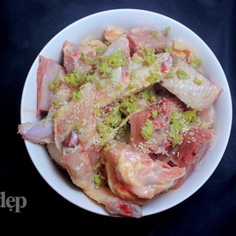 Cách làm gà ram gừng