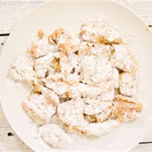 Cách làm gà rán om vải