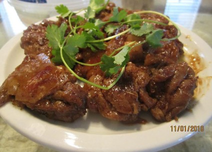 Gà rô-ti nước dừa