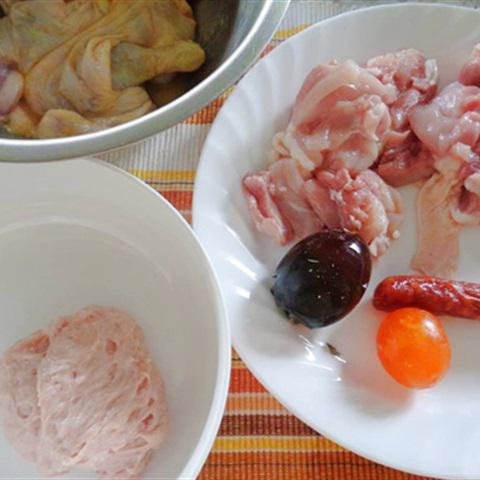 Cách làm gà rút xương nhồi thập cẩm
