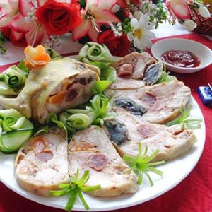 Cách làm gà rút xương nhồi thập cẩm