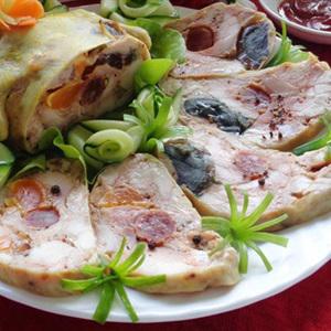 Cách làm gà rút xương nhồi thập cẩm