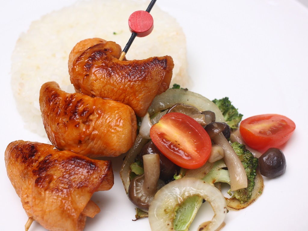 Gà sốt BBQ áp chảo