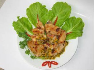 Gà sốt chanh dây