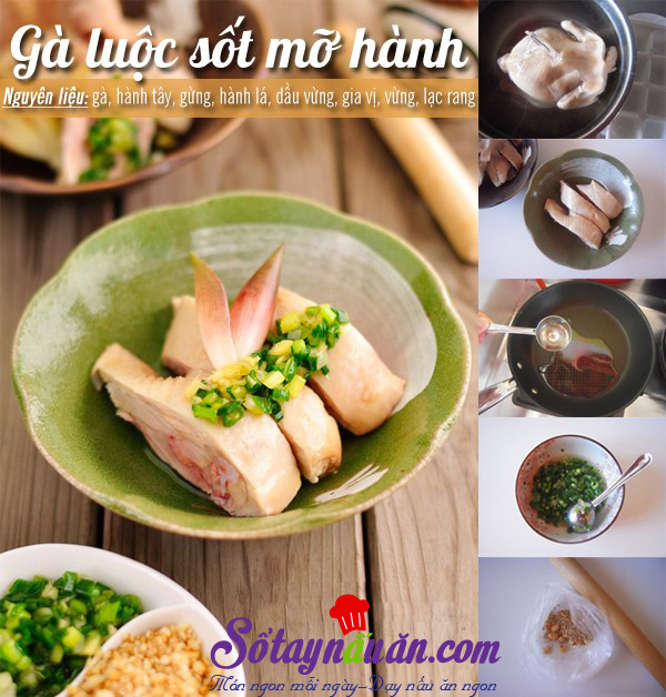Gà sốt mỡ hành