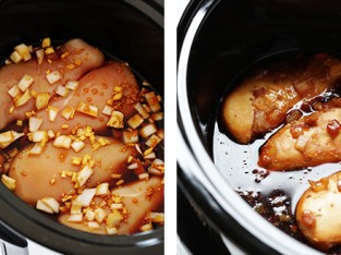 Gà sốt teriyaki bằng nồi slow cooker