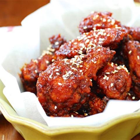Gà sốt tương ớt kiểu Hàn Quốc