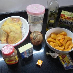 Cách làm gà sốt xoài chín