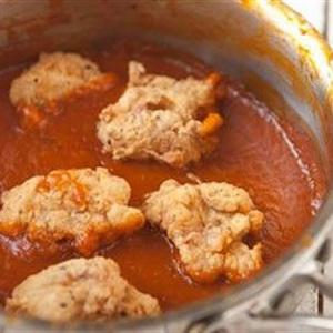 Cách làm gà sốt xoài chua ngọt