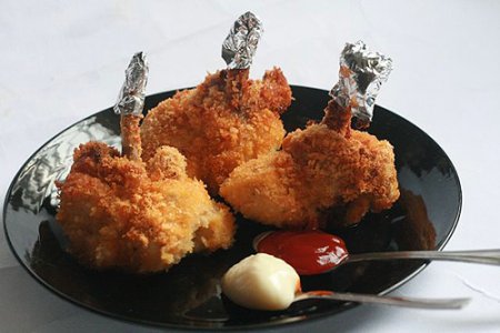 Gà tẩm bột giòn tan mà không cần dầu rán