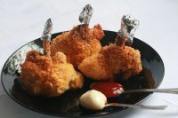 Gà tẩm bột giòn tan mà không cần dầu rán