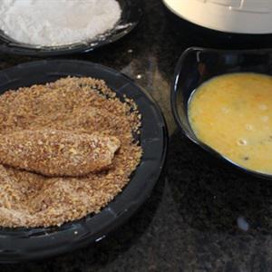 Cách làm gà tẩm bột yến mạch nướng