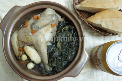 Gà tần ngon tuyệt bồi bổ sức khỏe mùa Euro