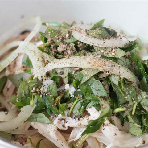 Cách làm gà trộn rau răm