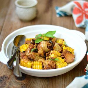 Cách làm gà xào bắp