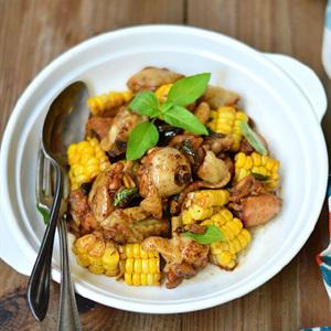 Cách làm gà xào bắp