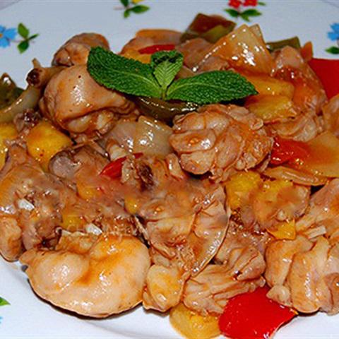 Cách làm gà xào chua ngọt