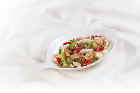 Gà xào giấm gừng