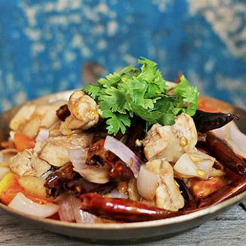 Cách làm gà xào ớt chua cay