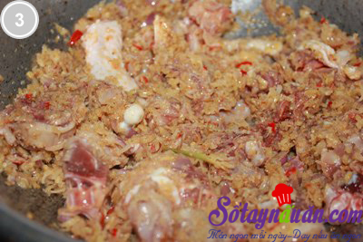 Gà xào sả ớt đậm đà