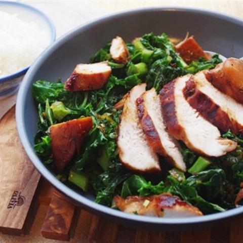 Cách làm gà xào xà lách