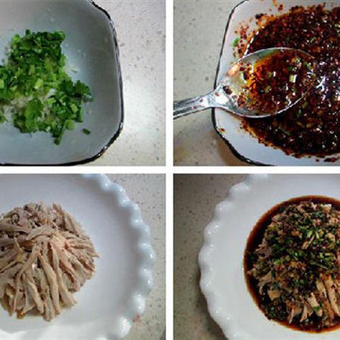 Cách làm gà xé phay sốt tiêu