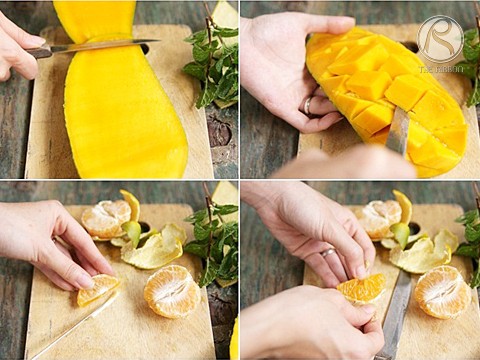 Gà xé tưới mật ong