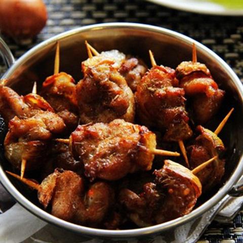 Cách làm gà xiên chiên giòn