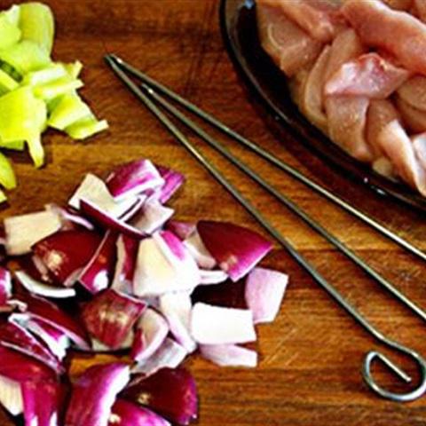 Cách làm gà xiên chiên