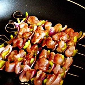 Cách làm gà xiên chiên